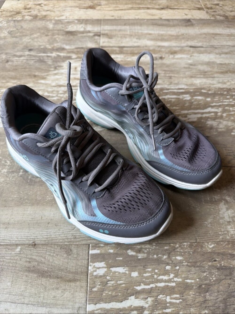 RYKA Devotion Plus 3 Gray Athletic Running Fitness Sneakers Women’s 9.5
